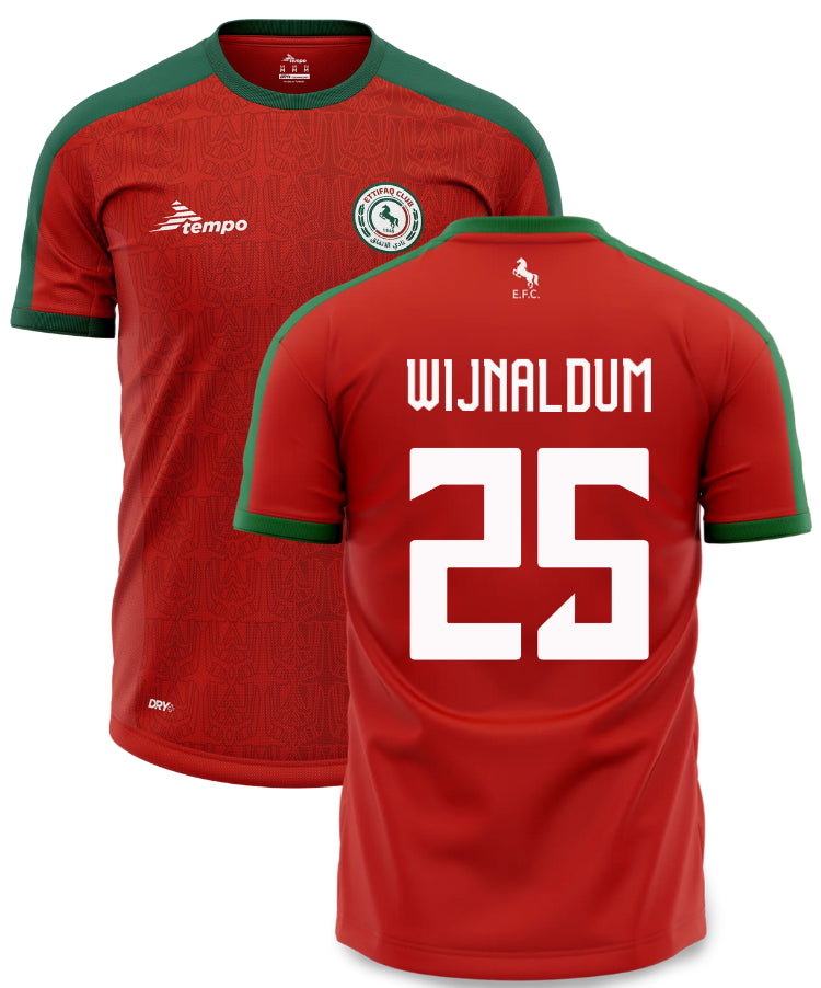 Al Ettifaq Uitshirt 2024 Bedrukking Wijnaldum Voetbalshirt Saoedi