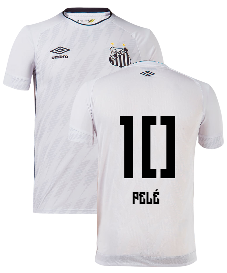 Santos Thuisshirt 2022 Bedrukking Pele Voetbalshirt Brazilie Globalsoccershop