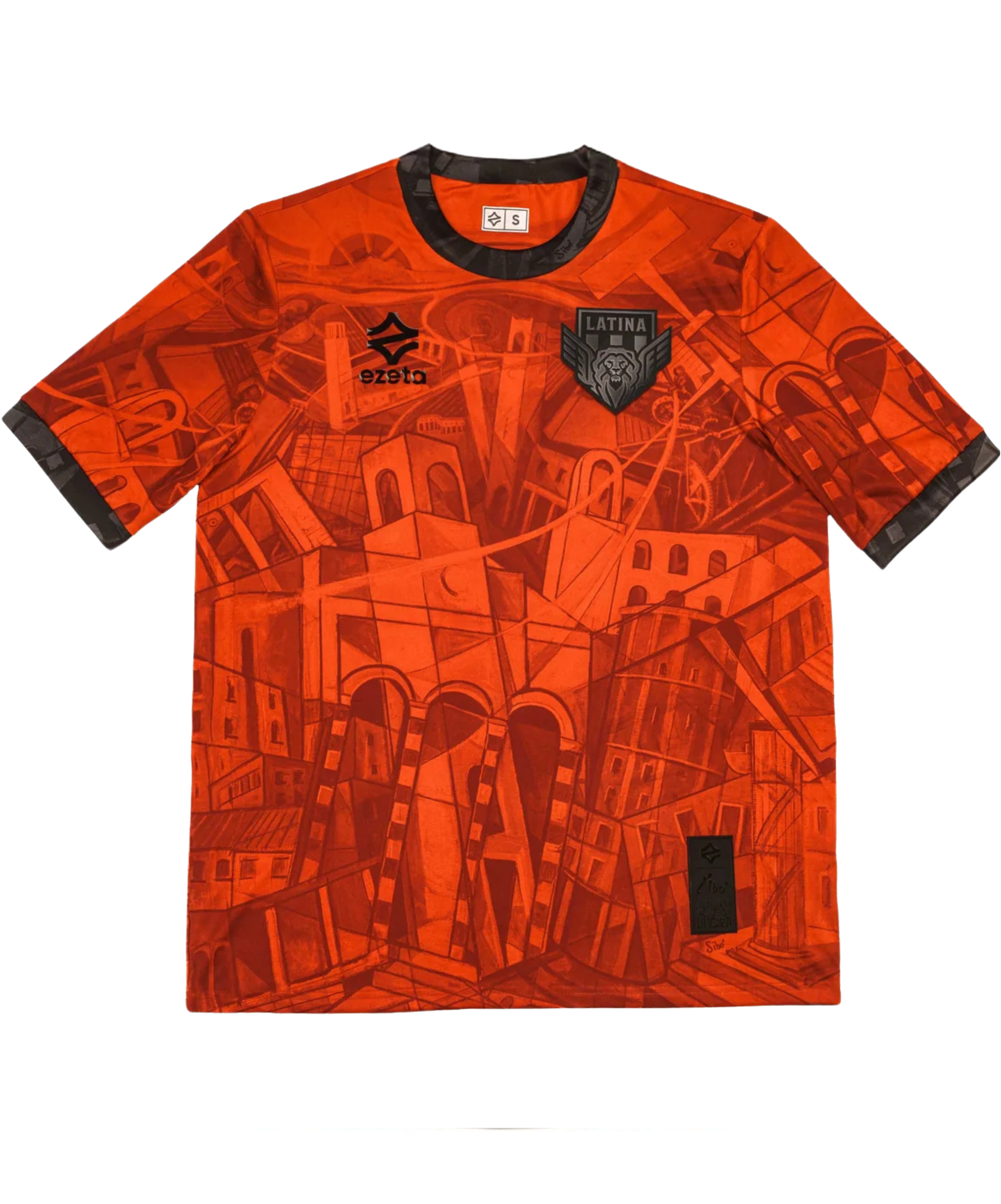 Latina Calcio Special Edition Voetbalshirt Sibò Oranje 2025 - Voetbalshirt Italië