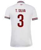 Fluminense Uitshirt 2022 + Bedrukking Thiago Silva - Voetbalshirt Brazilië