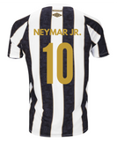 Santos Uitshirt 2025 + Bedrukking Neymar - Voetbalshirt Brazilië