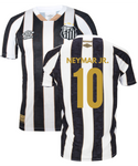 Santos Uitshirt 2025 + Bedrukking Neymar - Voetbalshirt Brazilië