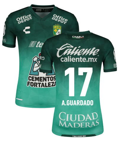Club León Thuisshirt 2022 + Bedrukking Guardado - Voetbalshirt Mexico